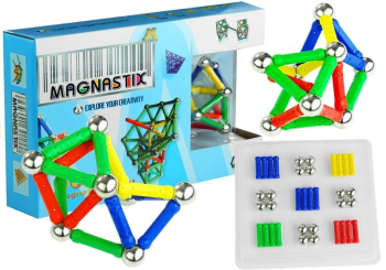 54127 Constructor Magnetic Magnastix 60 Pcs