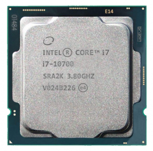 CPU Intel Core i7-10700 2.9-4.8GHz (8C/16T, 16MB, S1200, 14nm,Integrated UHD Graphics 630, 65W) Tray