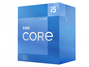 CPU Intel Core i5-12400F 2.5-4.4GHz (6P+0E/12T,18MB, S1700, 10nm, No Integ.Graphics, 65W) Box