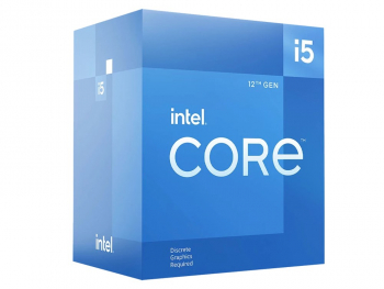 CPU Intel Core i5-12400F 2.5-4.4GHz (6P+0E/12T,18MB, S1700, 10nm, No Integ.Graphics, 65W) Box