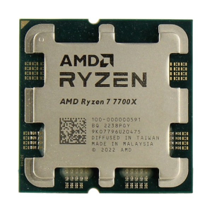 CPU AMD Ryzen 7 7700X  (4.5-5.4GHz, 8C/16T, L2 8MB, L3 32MB, 5nm, 105W), Socket AM5, Tray