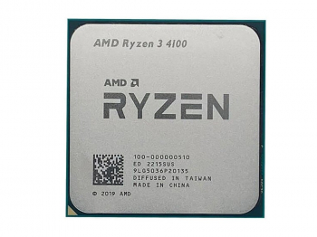 CPU AMD Ryzen 3 4100  (3.8-4.0GHz, 4C/8T, L2 2MB, L3 4MB, 7nm, 65W), Socket AM4, Tray