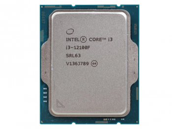 CPU Intel Core i3-12100F 3.3-4.3GHz (4P+0E/8T,12MB, S1700, 10nm, No Integ, Graphics, 58W) Tray