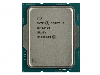 CPU Intel Core i5-12400 2.5-4.4GHz (6P+0E/12T,18MB, S1700, 10nm, Integ.UHD Graphics 730, 65W) Tray