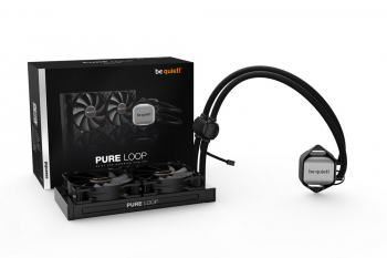 AIO Liquid Cooling be quiet! "Pure Loop 240mm" (19-39.5dB, 2x120mm, PWM, 2000RPM, White LED, 1005g.)