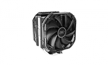 AC Deepcool "AS500 PLUS WH" (<29.2dBA, 500-1200RPM, 70.81CFM, 2x140mm, ARGB, PWM, 5x6mm, 1198g.)