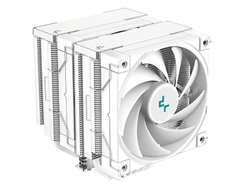 AC Deepcool "AK620 WH" (≤28 dB, 500-1850RPM, 68.99 CFM, 2x120mm, 260W, 6x6mm, 1456g.)