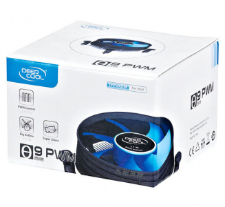 AC Deepcool LGA115x/1200 "THETA 9 PWM" (17.8-41.3dBA, 1100-3200RPM, 58.1CFM, 92mm PWM, 95W, 268.5g.)