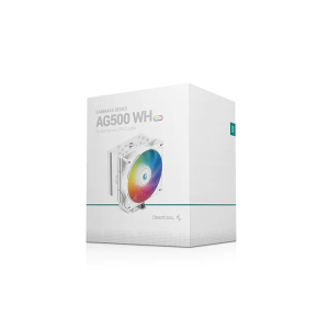 AC Deepcool "AG500 WH ARGB" (≤29.4dB, 300-1850RPM, 67.88 CFM, 120mm, ARGB, 240W, 5x6mm, 816g.)