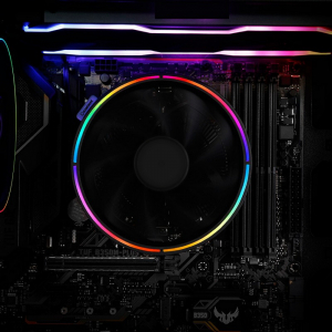 AC Gamemax "Gamma 200" (<23.5dBA, 1800RPM, 62CFM, 120mm, RGB, 95W, 266g.)