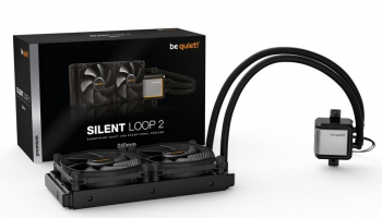 AIO Liquid Cooling be quiet! "Silent Loop 2 240mm" (16,8-38.3dB, 2x120mm, PWM, 2200RPM, ARGB, 1005g.