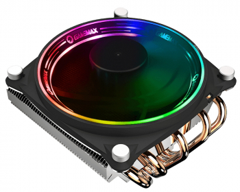 AC Gamemax "Gamma 300" (<28.8dBA, 800-1900RPM, 58.8CFM, 120mm, PWM, RGB, 135W, 640g.)