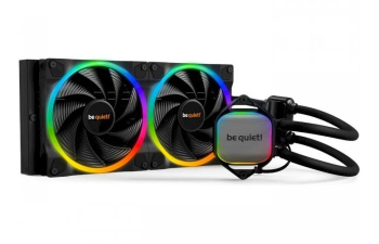AIO Liquid Cooling be quiet! "Pure Loop 2 FX 280mm" (10.8-32.8dB, 2x140mm,PWM,2500RPM, ARGB, 1290g.)