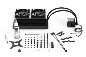 AIO Liquid Cooling be quiet! "Silent Loop 2 240mm" (16,8-38.3dB, 2x120mm, PWM, 2200RPM, ARGB, 1005g.