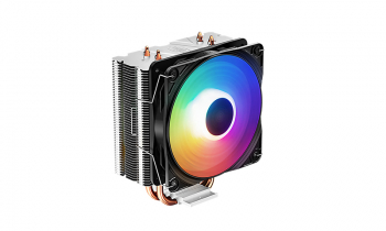 AC Deepcool "GAMMAXX 400 K" (500-1500RPM, 56.5 CFM, 120mm, RGB, 180W, 4x6mm, 606g.)