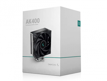 AC Deepcool "AK400" (≤29dB, 500-1850RPM, 66.47 CFM, 120mm, 220W, 4x6mm, 661g.)