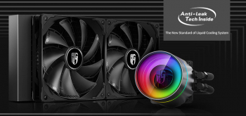 AIO Liquid Cooling Deepcool "CASTLE 280EX" (<39.8dBA, 97.03CFM, 2x140mm, RGB LED, 1600g.)