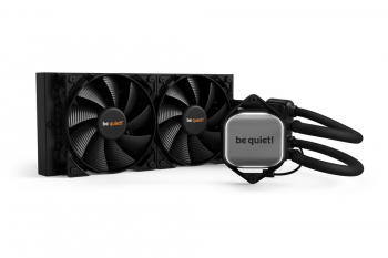 AIO Liquid Cooling be quiet! "Pure Loop 240mm" (19-39.5dB, 2x120mm, PWM, 2000RPM, White LED, 1005g.)