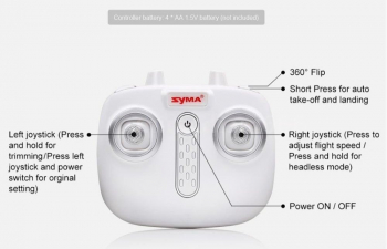 Syma X23W Drone, White