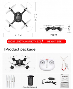 Syma X23W Drone, Black
