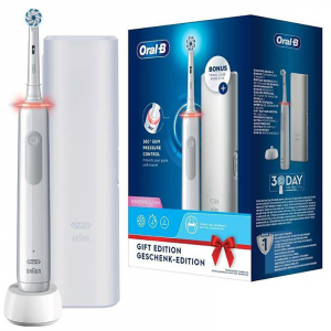 Electric Toothbrush Braun PRO 3500 White +Travel Case