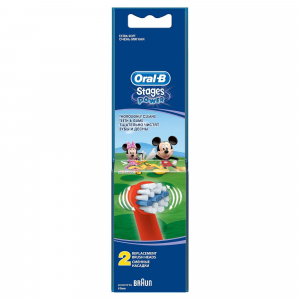 Acc Electric Toothbrush Braun Extra Soft Kids Mickey 2 pcs