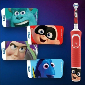 Electric Toothbrush Braun Kids Vitality D100 Pixar + Travel case
