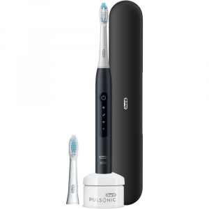 Electric Toothbrush Braun S411.526.3X Pulsonic Slim Luxe 4500+Travel Case