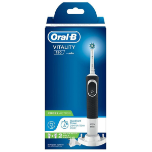 Electric Toothbrush Braun Vitality 150 Cross Action Black