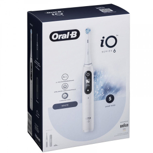 Electric Toothbrush Braun Oral-B iO Series 6 White + Travel Case