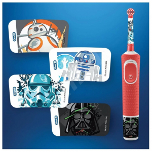 Electric Toothbrush Braun Kids Vitality D100 StarWars + Travel case