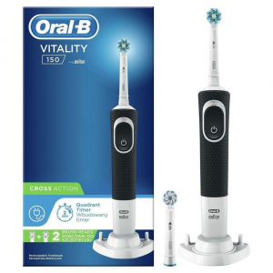 Electric Toothbrush Braun VITALITY BLACK CROSS ACTION REZ2