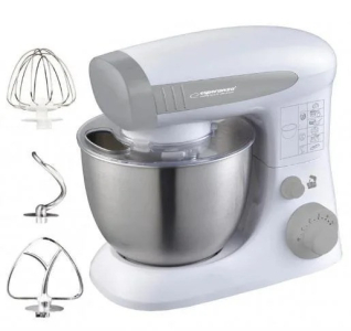 Food Processor Esperanza COOKING ASSISTANT 800W ;  Protection class:  I; Power consumption: 800 W; Stainless steel bowl capacity: 4L; 6 Speeds with Pulse function; Continuous operation time with normal load:  12 minutes ; Cool down time before next usage: