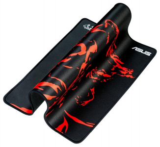 Gaming Mouse Pad Asus Cerberus Mat Mini, 250 x 210 x 2mm/80g, Cloth with Rubber base, Red