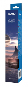 Gaming Mouse Pad SVEN GB1M, 320 x 270 x 3mm, Fabric surface for Speed, Rubberized base, Picture