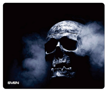 Gaming Mouse Pad SVEN GS1M, 320 x 270 x 3mm, Fabric surface for Speed, Rubberized base, Picture