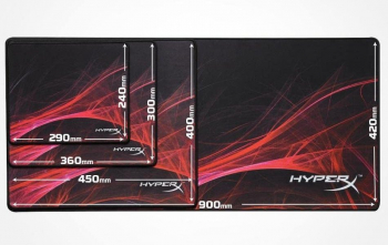 Gaming Mouse Pad  HyperX FURY S Pro Speed Edition, 900 x 420 x 4mm, Cloth/Rubber, Anti-fray stitchin