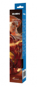 Gaming Mouse Pad SVEN GF1M, 320 x 270 x 3mm, Fabric surface for Speed, Rubberized base, Picture