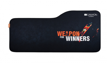 Gaming Mouse Pad Canyon MP-10, 930 x 350 x 430mm, Anti-fraying stitching, Anti-slip rubber base