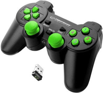 Gamepad Wireless Esperanza GLADIATOR EGG108G  Green