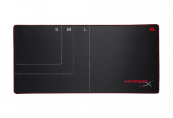 Gaming Mouse Pad  HyperX FURY S Pro, 900 x 420 x 4mm, Cloth/Rubber, Anti-fray stitching, Black