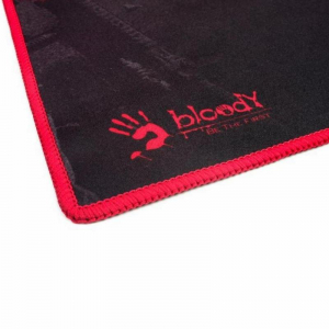 Gaming Mouse Pad Bloody B-081S, 350 x 280 x 2mm, Cloth/Rubber, Anti-fray stitching, Black/Red