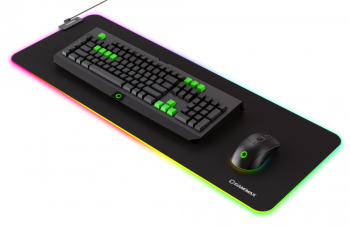 Gaming Mouse Pad Gamemax GMP-003, 800 x 300 x 4mm, 14 effects, RGB, USB