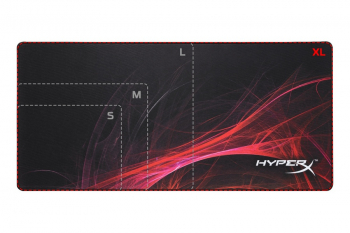 Gaming Mouse Pad  HyperX FURY S Pro Speed Edition, 900 x 420 x 4mm, Cloth/Rubber, Anti-fray stitchin