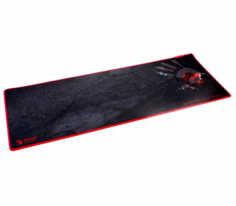 Gaming Mouse Pad Bloody B-088S, 800 x 300 x 2mm, Cloth/Rubber, Anti-fray stitching, Black/Red