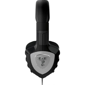 Gaming Headset Qumo Сhampion, 40mm drivers, 20-20khz, 32 Ohm, 100db, 444g., 2x3.5mm