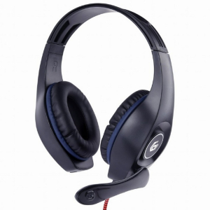  Gaming Headsеt GMB GHS-05-B, 40mm driver, 20-20000Hz, 32 Ohm, 102 db, 0.250g, 3.5mm, Black/Blue