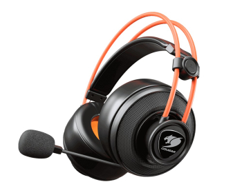 Gaming Headset Cougar Immersa Ti, 40mm driver, 	20Hz-20KHz, 32 Ohm, 97dB, 387g,, 3.5mm, Black/Orange