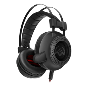 Gaming Headset SVEN AP-U840MV, 50mm drivers, 20-20000Hz, 32 Ohm, 115dB, 307g., 3.5mm, Black/Red