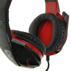 Gaming Headset Qumo Bionic, 40mm drivers, 20-20khz, 32 Ohm, 100db, 387g., 2x3.5mm